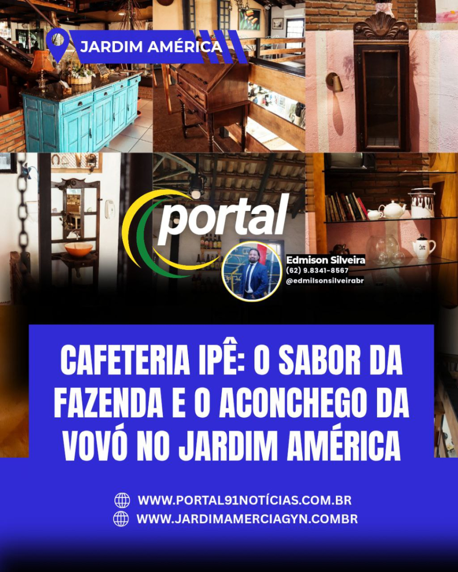 Cafeteria Ipê: o sabor da fazenda e o aconchego da vovó no Jardim América